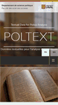 Mobile Screenshot of poltext.org